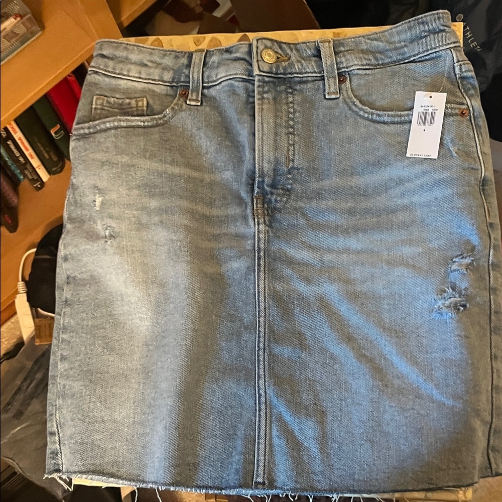 Old Navy Light Blue Denim Skirt